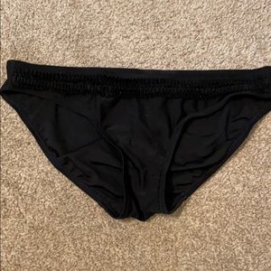 Black swim bottom